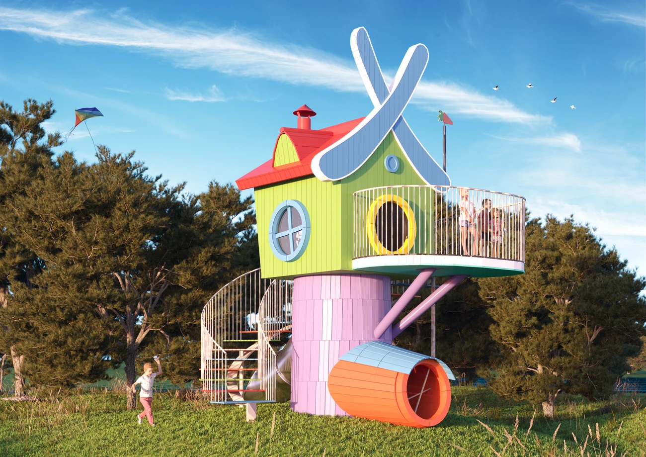 Домик рендер