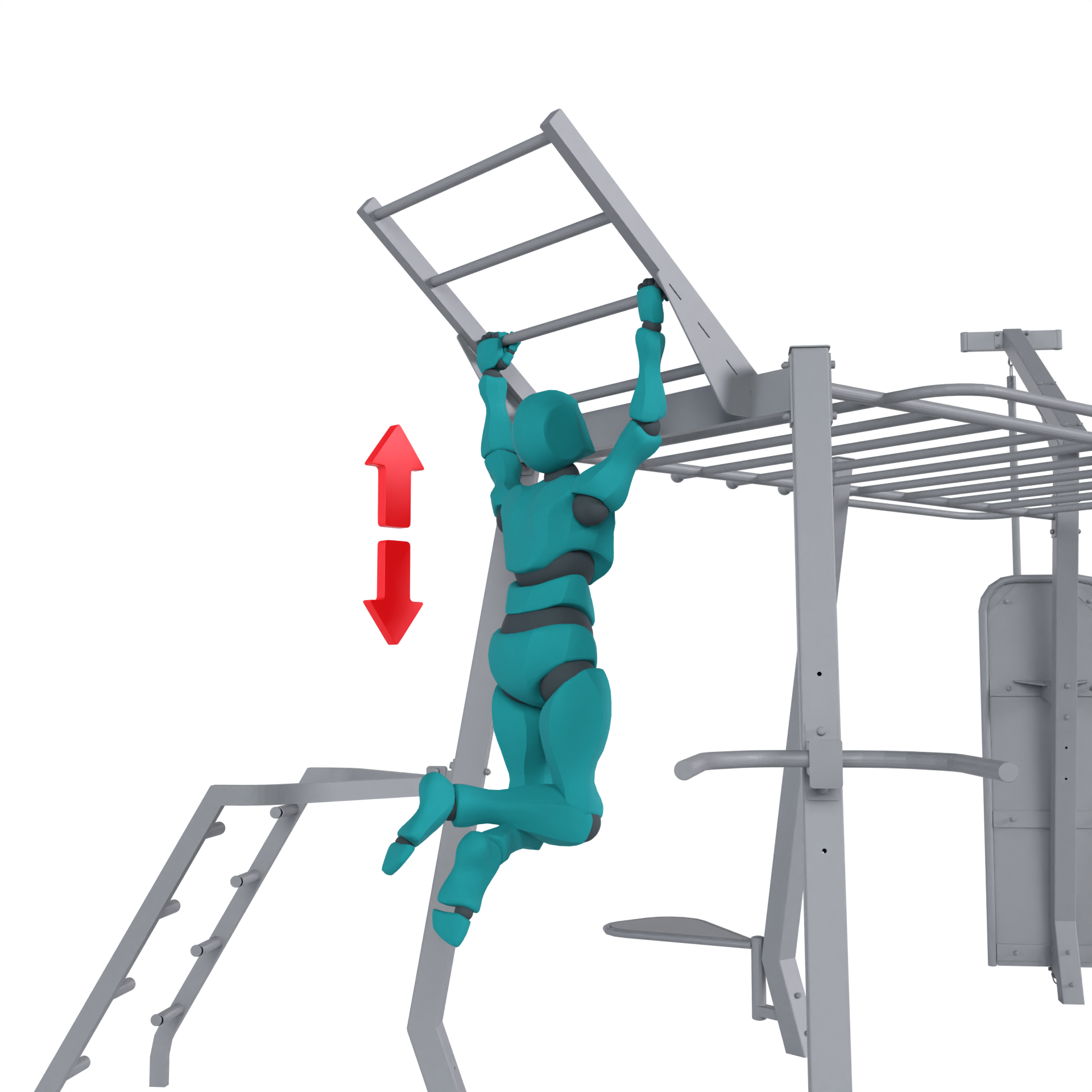 Турник лестница