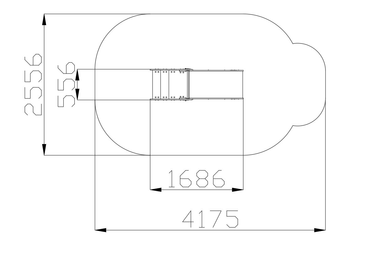 Горка h=550