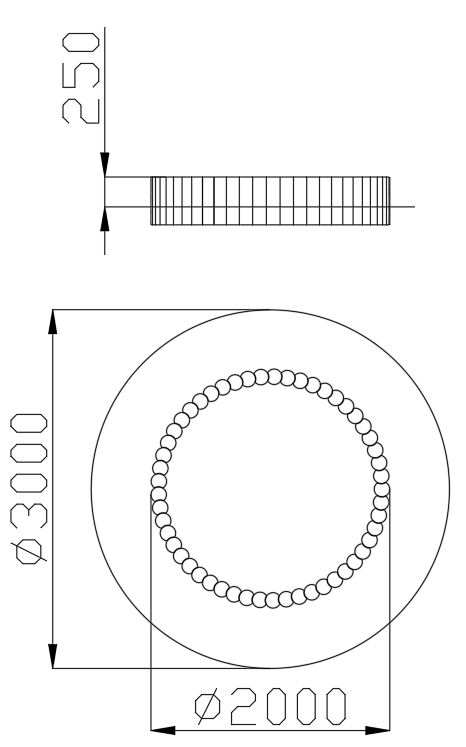 Песочница «Эко» (лиственница ø130мм)