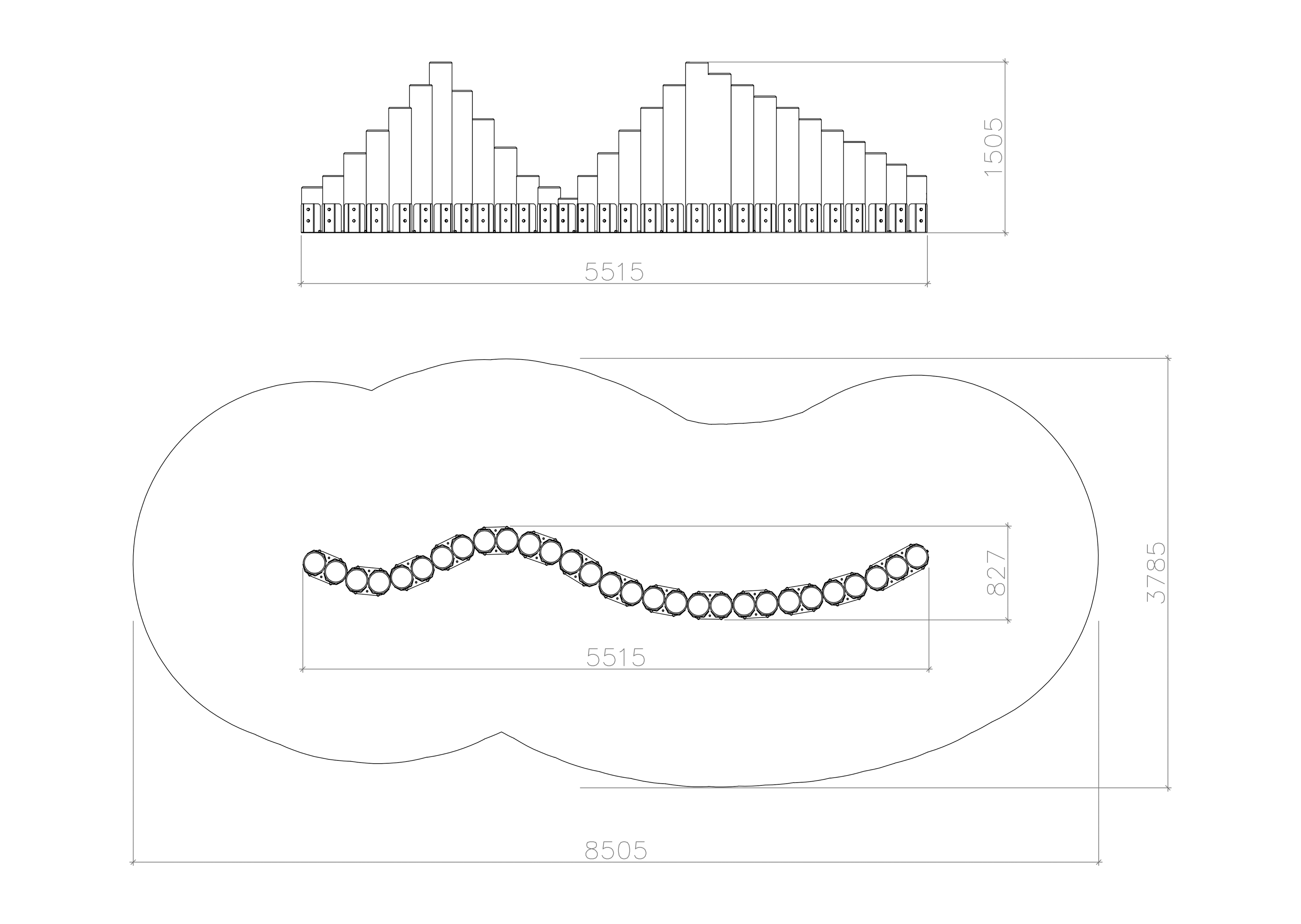 Балансировочные столбики Тип 2