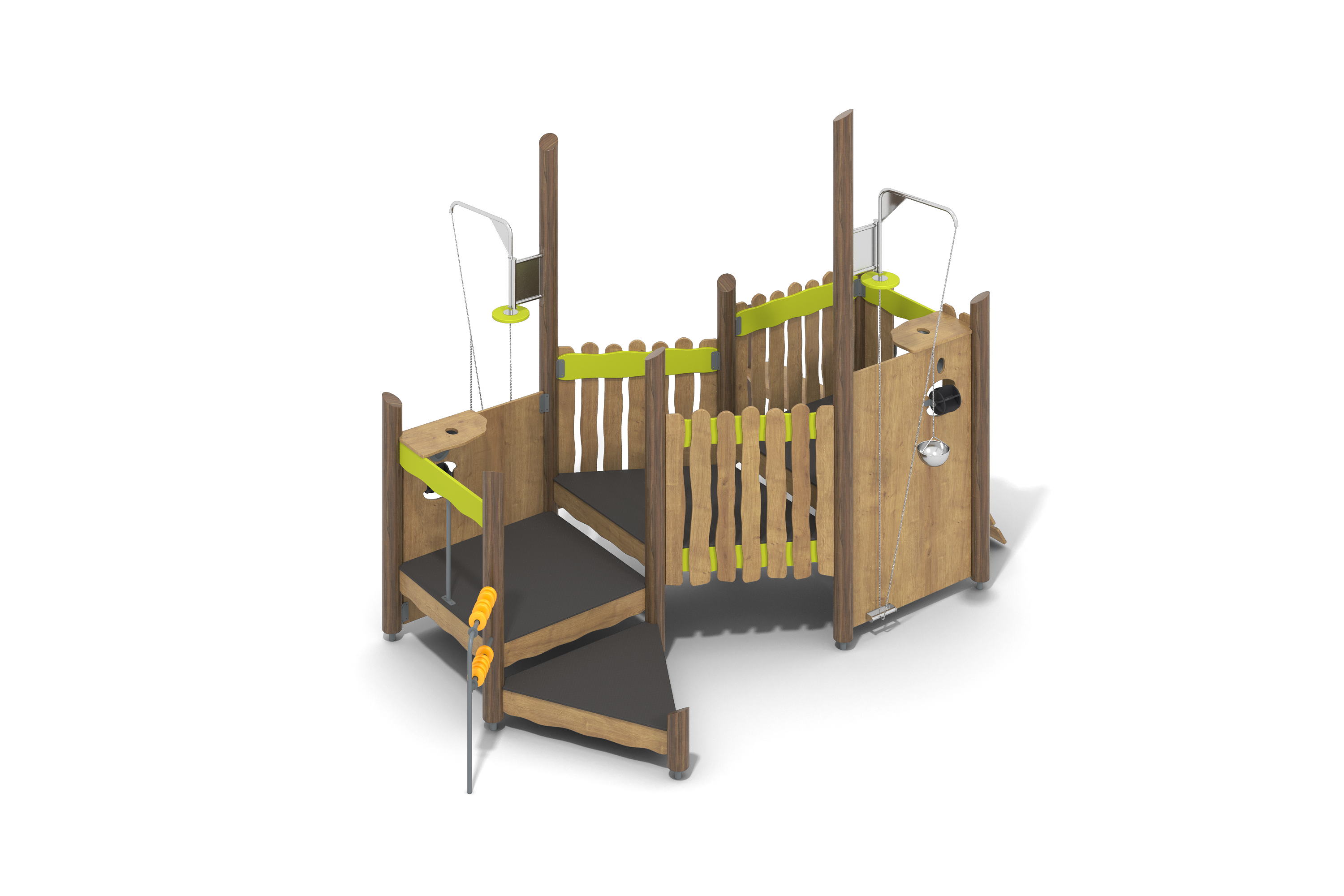 Игровой модуль "Тропинка" - Лебер